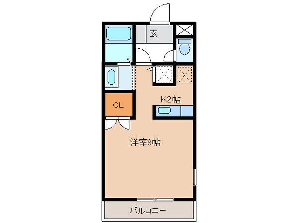 ヴェル　ソレイユの物件間取画像